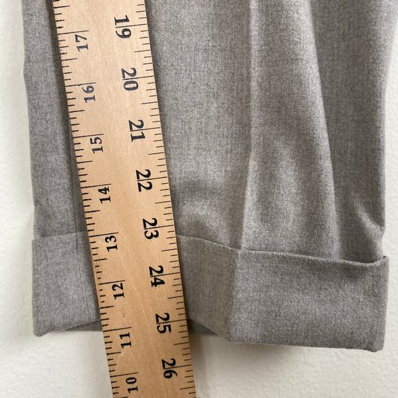 Brochu Walker Westport Pants Size L Gray Whisper Melange Cropped Straight Staple - Picture 14 of 14